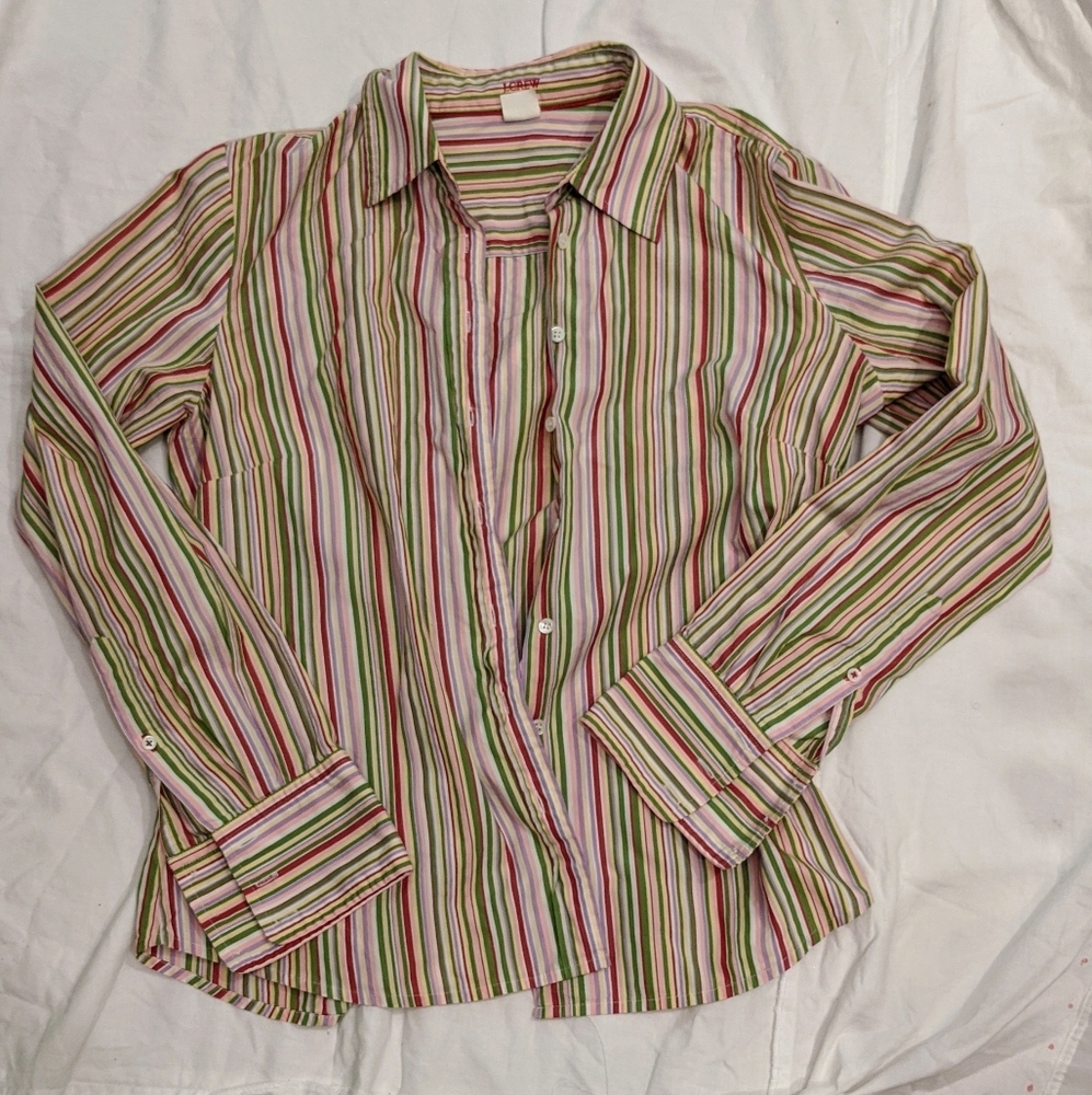 J.Crew Striped button down
